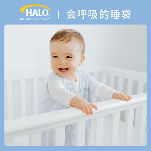 Американский Halo Baby Sleeping Bece осень и зимний детский анти -Jumping Sleeping Bag Anti -Kick распространен в четырех сезонах