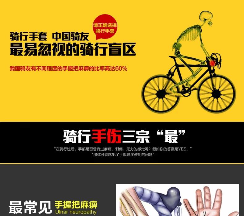 Gants de cyclisme mixte SPAKCT - Ref 2239203 Image 7