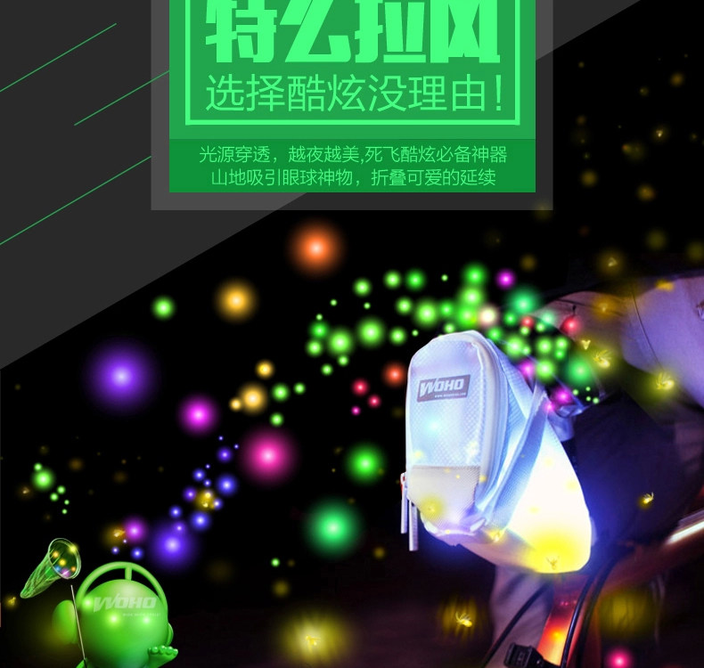 Sacoche pour vélo mixte WOHO - Ref 2232397 Image 7