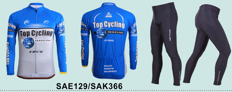 Tenue de cyclisme mixte TOP CYCLING - Ref 2229718 Image 42