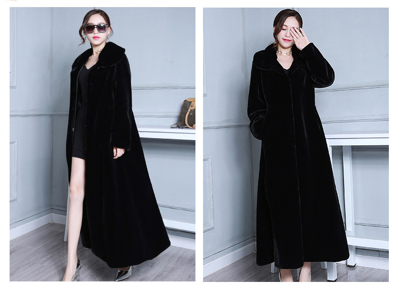 Manteau de fourrure femme NERAZZURRI - Ref 3173053 Image 16