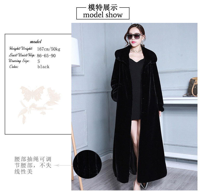 Manteau de fourrure femme NERAZZURRI - Ref 3173053 Image 13