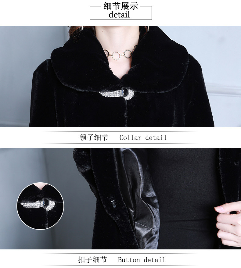 Manteau de fourrure femme NERAZZURRI - Ref 3173053 Image 20