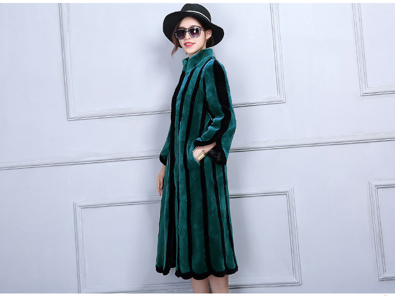 Manteau de fourrure femme NERAZZURRI - Ref 3171930 Image 15