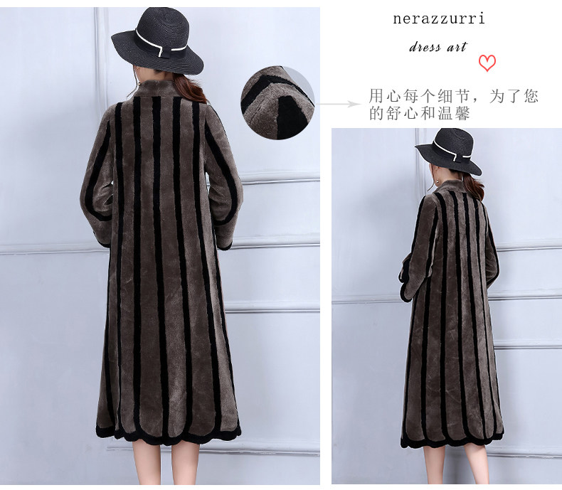 Manteau de fourrure femme NERAZZURRI - Ref 3171930 Image 24