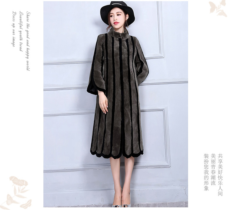 Manteau de fourrure femme NERAZZURRI - Ref 3171930 Image 22