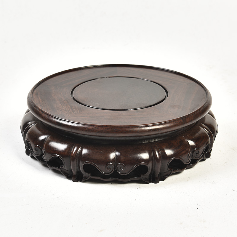 Pianology picking mahogany, ebony wood base base tank base as best vase flowerpot it base