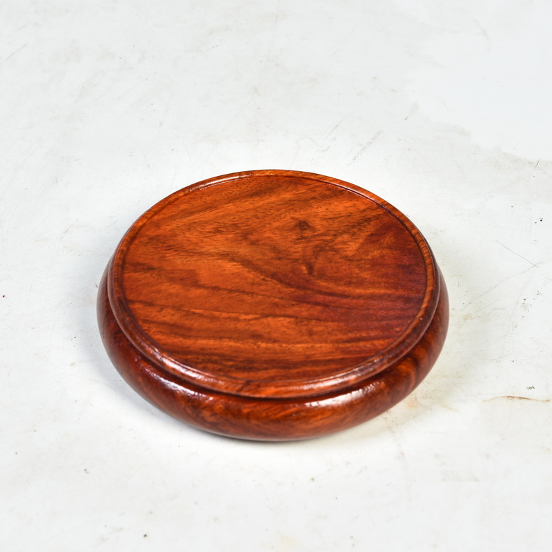 Substitutes rosewood mahogany base element circular base vase base it base cup tea base pad