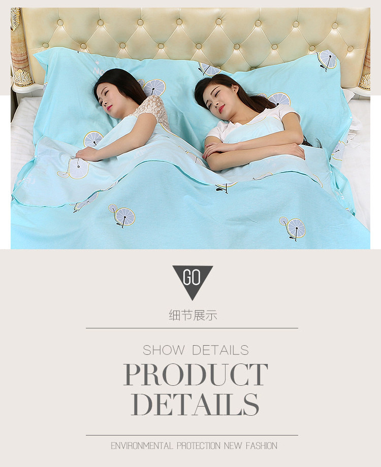 Người lớn xách tay du lịch cotton bẩn bẩn chống bẩn túi ngủ sheets khách sạn khách sạn vệ sinh lót đơn đôi