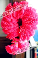 Роза красный сложен 25 см