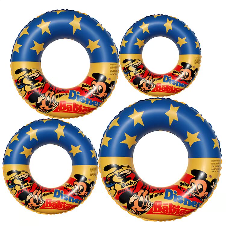Disney Mickey bơm hơi dày cho trẻ em bơi vòng phao cứu sinh vòng bơi phao nước biển - Bể bơi / trò chơi Paddle đồ chơi xúc cát