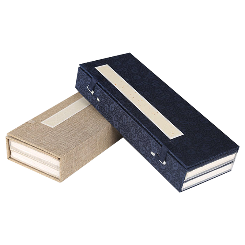 Linen Letter cover letdown blank book page This 12 16cm * 32cm thickened sandalwood Xuan paper 2 This cover