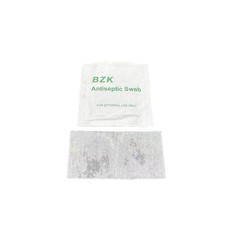 酒精消毒片 急救箱急救包配件  清洁湿巾 BZK antiseptic swab