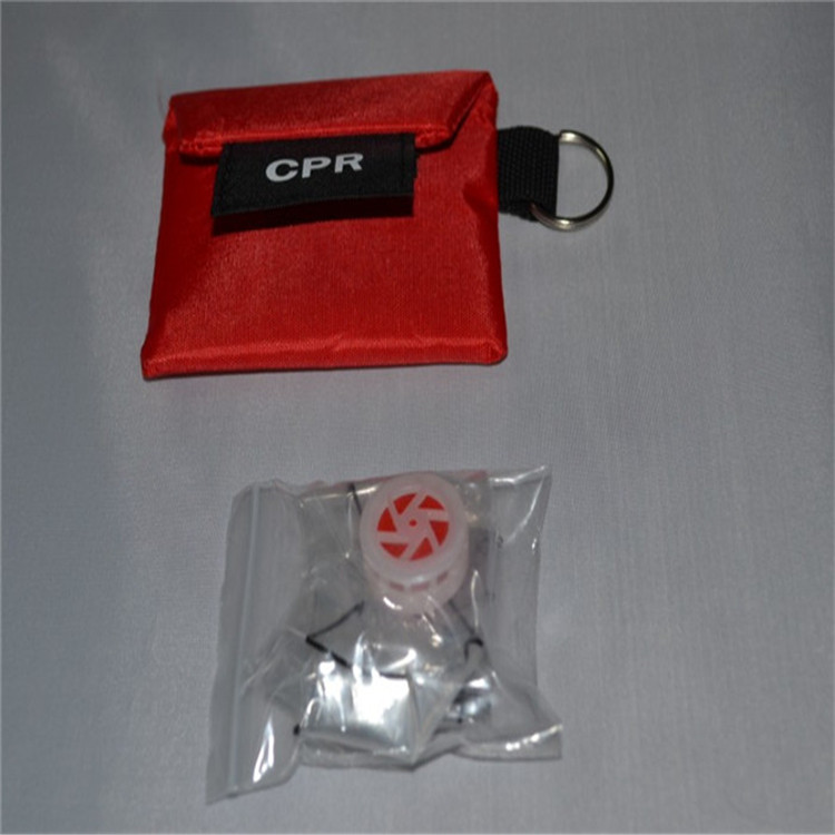 人工呼吸面罩　单向阀口对口吹气膜ＣＰＲ面罩 钥匙扣