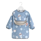 Детский демисезонный нагрудник, милый водонепроницаемый лонгслив для мальчиков для девочек для еды, анти-грязь