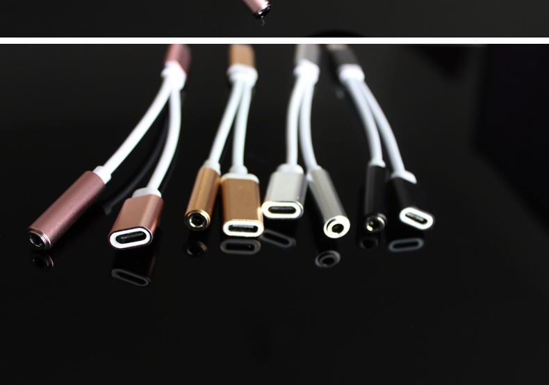 小米6Mix2note3耳机转接线乐视2坚果pro听歌