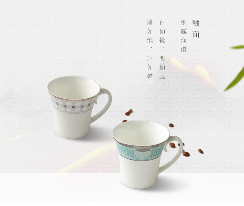 The porcelain yongfeng source deep yellow 320 creative glass coffee cup ceramic keller cup of cup 's office