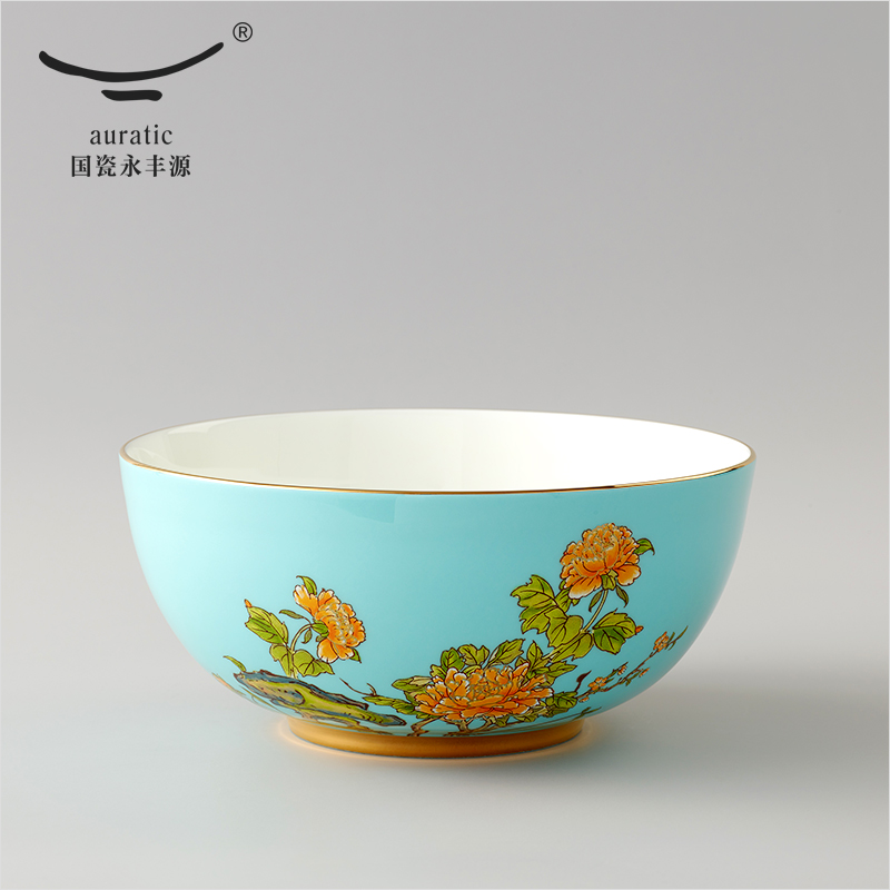 The porcelain porcelain tableware west lake blue bulk Mrs Yongfeng source 10000500 mm bowl