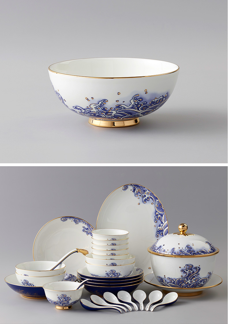 The porcelain Mr Yongfeng source sea pearl 31 Chinese tableware ceramics sets of household head