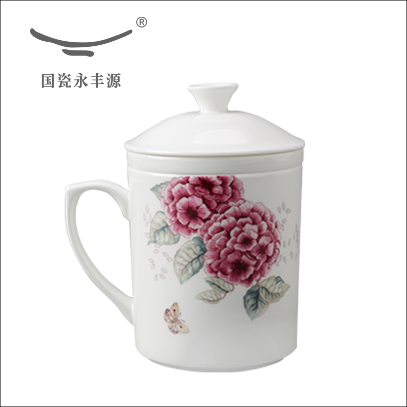 The porcelain yongfeng source spring appropriate qiao series filter every cup of tea with three - piece cup of tea every suit tea cups