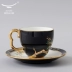 Sứ quốc gia Yongfengyuan Lady Sứ lựu Homestead 4 đầu Cốc cà phê bằng gốm và đĩa đặt Bộ trà chiều Bộ tách trà - Cà phê