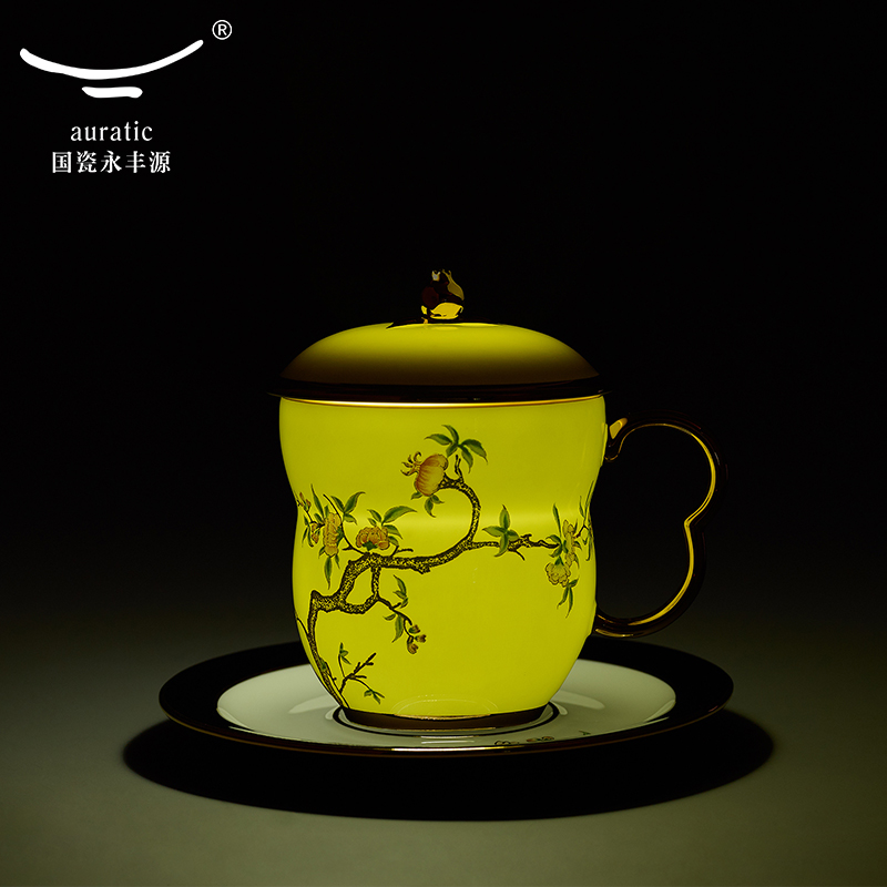 The porcelain Mrs Yongfeng source porcelain pomegranate home ceramic keller cup coffee cup office tea cup