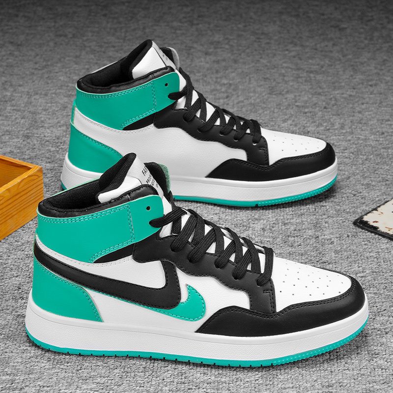 aij men's shoes official flagship air force 1 basketball sneakers 45 large size 46 teenagers high cylinder board shoes male