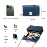 Кожаная модная цепь, сумка на одно плечо, из натуральной кожи