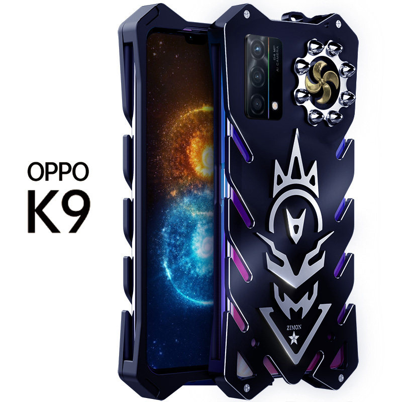 oppok9 mobile phone protection shell male section k3 metal frame r17 full package anti-fall r15x anti-fall heat dissipation protection shell