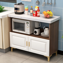 Custom marble sideboard kitchen locker cabinet cupboard cooking table multi-functional vegetable cutting table tea cabinet