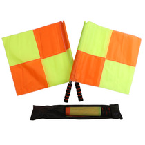 Manufacturer Direct sales Order Flag Football Referee Tour Banner Football Referee Hand Flags Football Referee Signal Flags