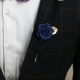[Độc quyền nguyên bản] phù hợp với hoa hồng corsage trâm cài nam và nữ hoa áo cổ áo kim cổ hoa quà tặng đóng hộp cài áo nữ