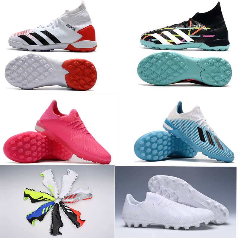 Little Plum Plum West X19 1 Tender Girl Falcon 20 1 Man TF Short Nail Training Match High Cylinder Crumpled Soccer Shoes
