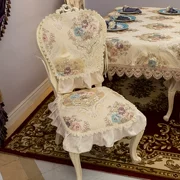 Ghế ăn châu Âu đệm ghế đệm đặt bốn mùa phổ biến chống trượt Bàn cờ Mỹ khăn trải bàn vải băng ghế dự bị tùy chỉnh