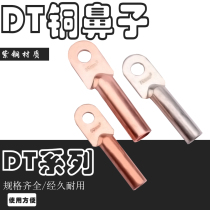 DT copper nose connection pressure wire terminal buckle wire ear copper ear connector wire nose terminal plugging oil type pressure wire ear