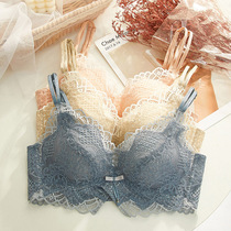 Underwear Womens Small breasts gather without steel ring adjustment type on the collection of auxiliary milk anti-sagging writing bra flat chest special set