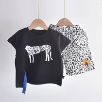 Childrens clothes boy short sleeve T-shirt summer clothes 2022 new middle children pure cotton summer style boy summer blouse tide t
