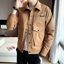 Spring and Autumn New Mens Jacket Mens Japanese Leisure Joker Slim Jacket Mens Fashion Trends Handsome Coat Men