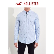 Hollister 2018 mùa thu mới co giãn chặt áo Oxford nam 225000-2