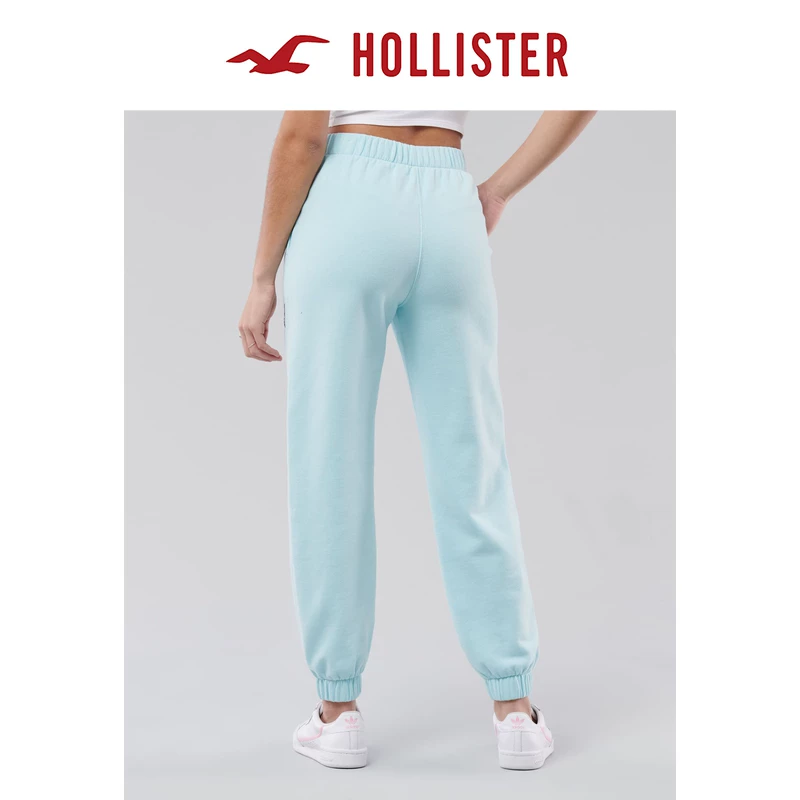 Hollister Autumn plus high waist daddy model jogging casual pants female 309268-1