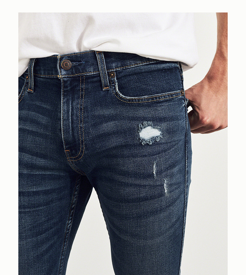 Hollister Pioneer Stretch Skinny Jeans Nam 222786-2 quần ống rộng nam