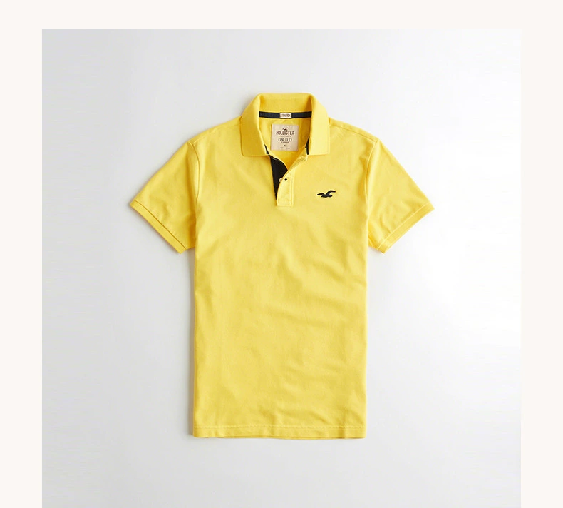 Hollister căng cườm cotton áo sơ mi nam 196947 ao polo nam