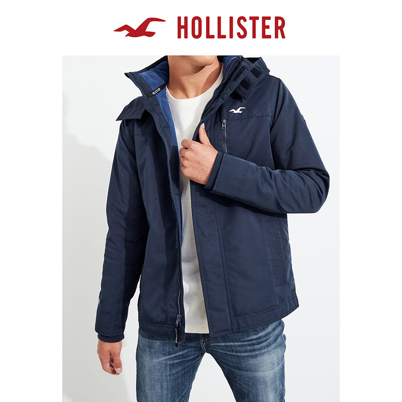 hollister all weather jacket mens