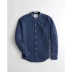 Hollister 2018 mùa thu mới co giãn chặt áo Oxford nam 213699-2 áo sơ mi dài Áo