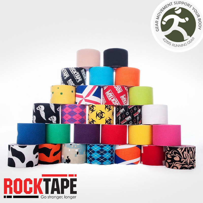 ROCKTAPE Sports fitness Running Ball games Net Feather muscle stickers Muscle effect stickers Muscle straps Prevent muscle strain