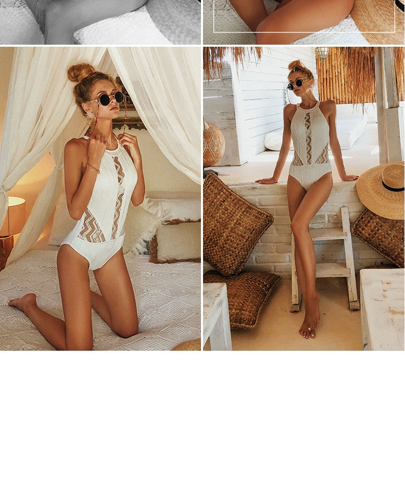 Áo tắm lộng lẫy nữ Xiêm trắng thon gọn che bụng gợi cảm Hàn Quốc 2018 mới áo tắm lưới màu đỏ đồ bơi một mảnh