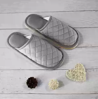 Portable slippers Men's hotel hotel business travel train travel non-slip household hospitality women's autumn and winter warm indoor