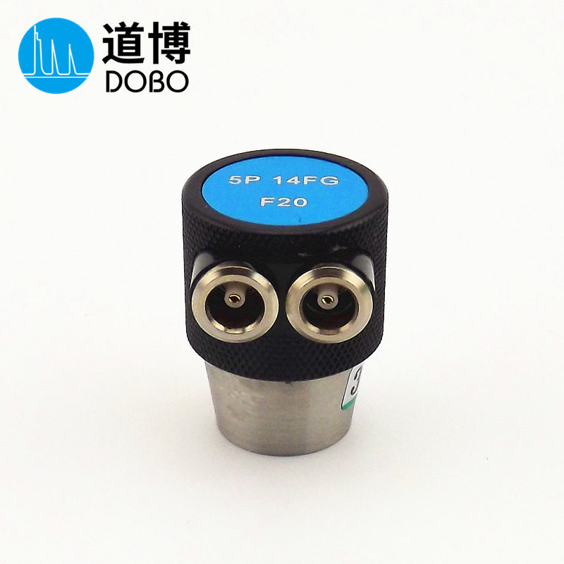 5P&Phi;14F10超声波双晶直探头2.5MHz F20钢板探伤无损检测聚焦分割