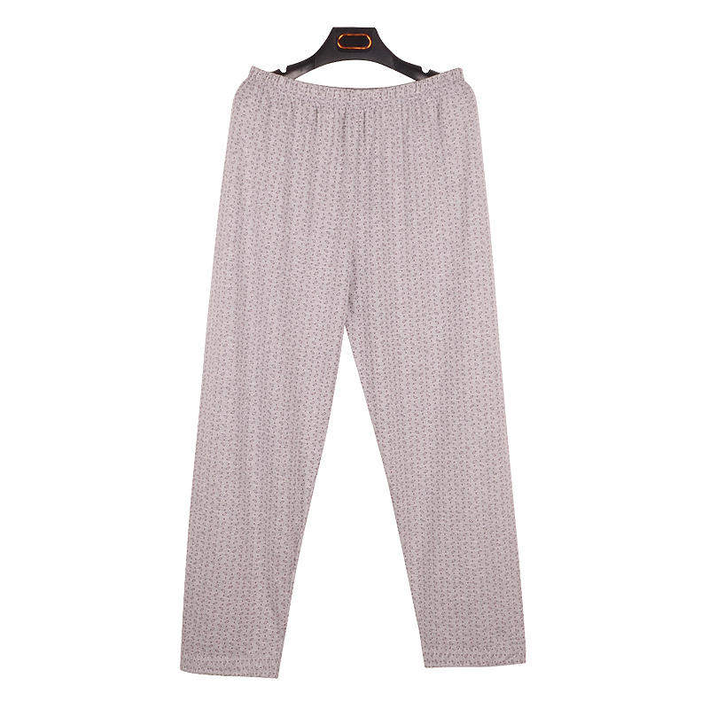Quần cotton cỡ lớn cho nam ngủ rộng, quần cotton giải trí thoải mái, phần mỏng và quần áo cũ quần tất nam