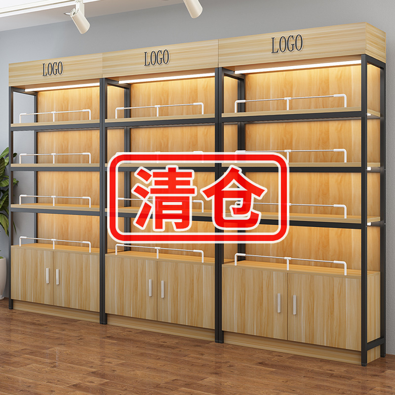 Shelf Display Cabinet Displays Cosmetics Shelving Products Samples Multilayer Supermarket Pet Stationery Convenience Store Smoke-Taobao